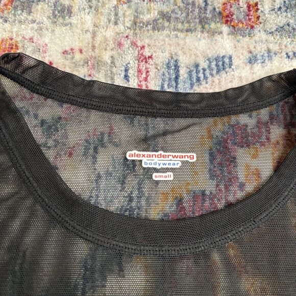 Alexander Wang Bodywear Mesh Tee - Picture 4 of 4